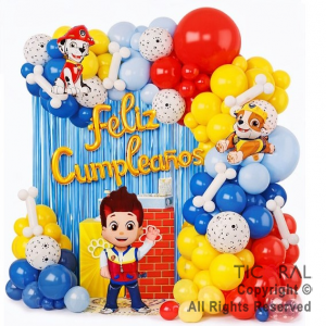 SET DE GLOBOS ARCO XL PAW PATROL XSR 70 UNIDADES